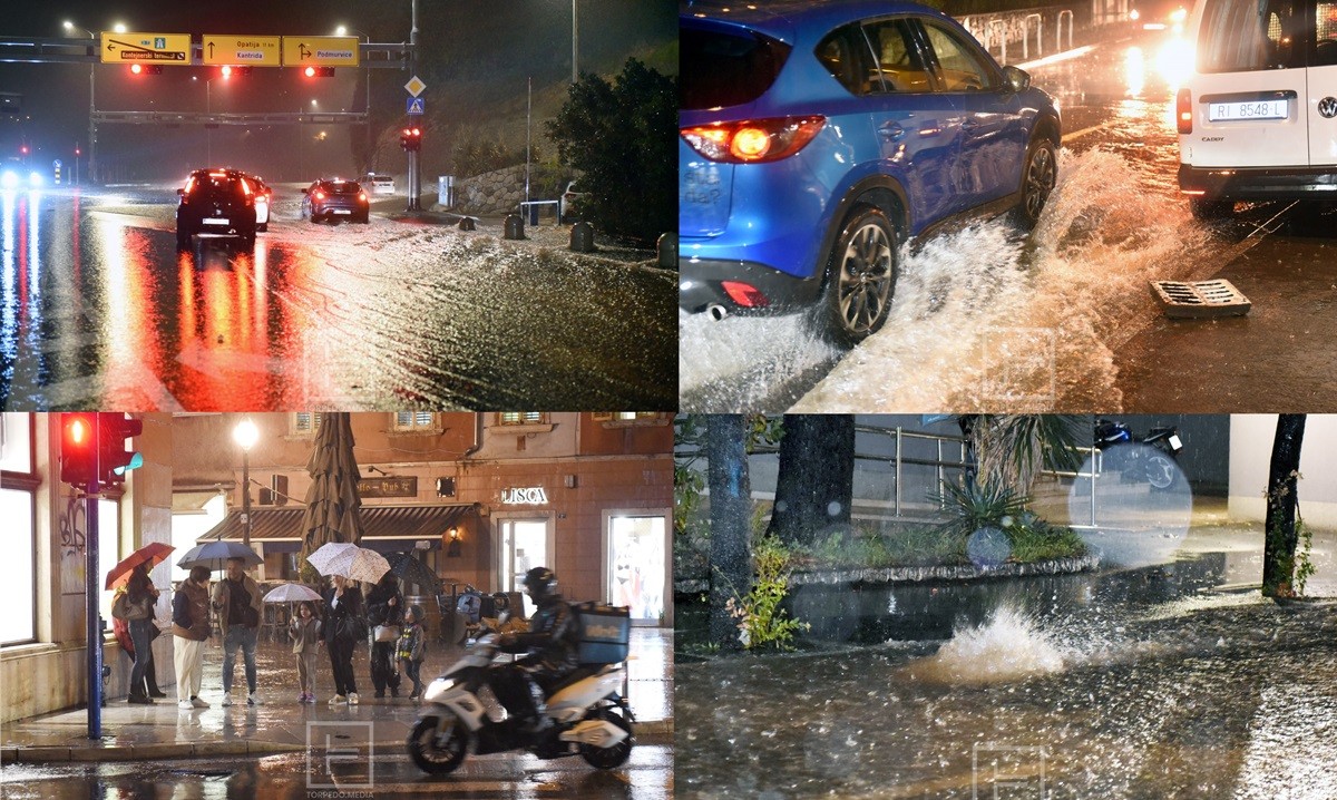 [FOTO] Kiša potopila Rijeku i okolicu: Volim grad koji teče i šahte ...