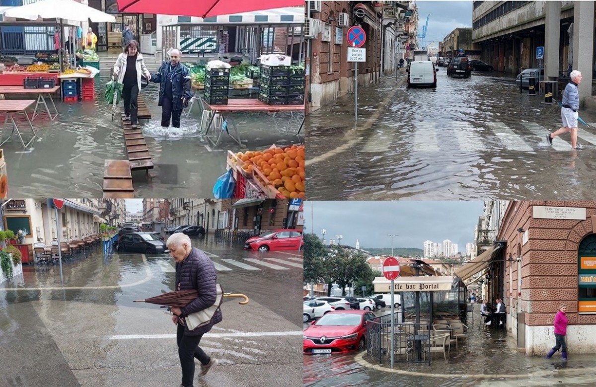 [FOTO/VIDEO] Dva dana nakon velikog potopa Rijeka je ponovo pod vodom